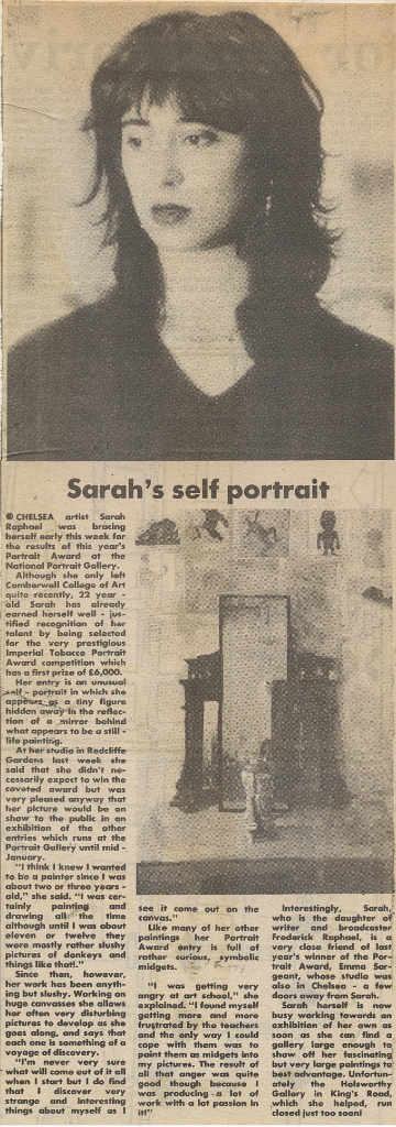 19821022 SARAH RAPHAEL ARTIST FRIEND OF CAL CN.jpg